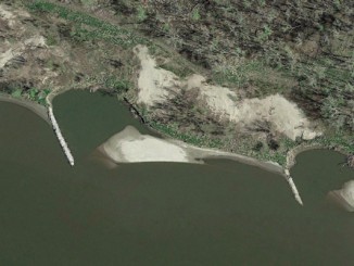 Satellite Image of Wing Dike